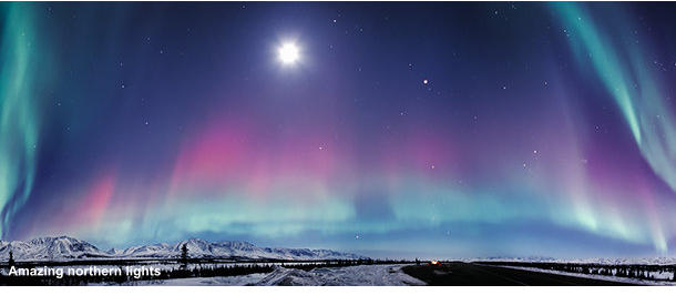 Amazing northern lights